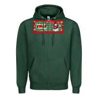 Sports Green christmas vibes only Zipper Hoodie - BundleAndBundleShop