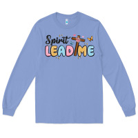 Colony Blue spirit lead me Long Sleeve Tee - MaliasSmallBusiness