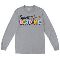 Heather Grey spirit lead me Long Sleeve Tee - MaliasSmallBusiness