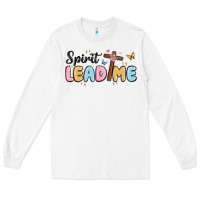 White spirit lead me Long Sleeve Tee - MaliasSmallBusiness