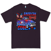 Plum American heart southern soul truck 4th of july Premium Tee - CowGirlArtShop