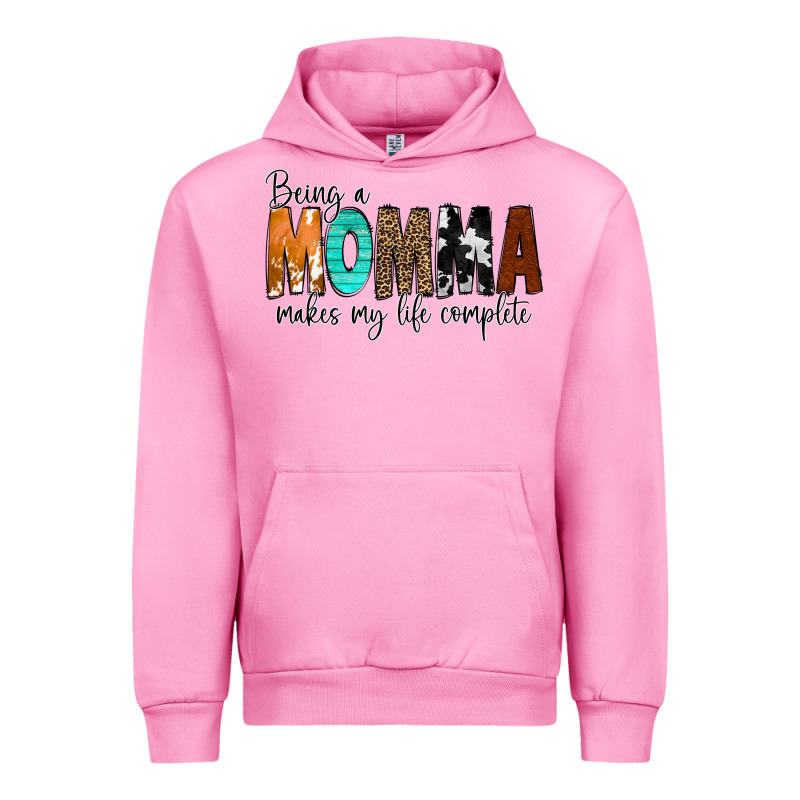 Being A Momma Makes My Life Complete Urban Hoodie by CowCowDesign | Teevron