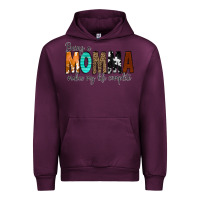Mauve Wine Being a Momma Makes My Life Complete Urban Hoodie - CowCowDesign