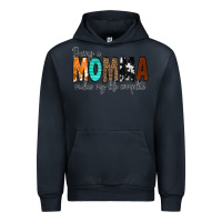 Navy Being a Momma Makes My Life Complete Urban Hoodie - CowCowDesign