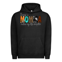 Pigment Black Being a Momma Makes My Life Complete Urban Hoodie - CowCowDesign