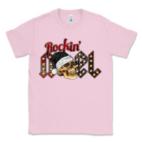 Bubblegum Pink rockin noel skull Classic Tee - CowhideDigitalArt
