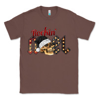 Chestnut rockin noel skull Classic Tee - CowhideDigitalArt