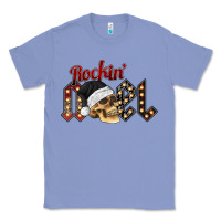 Colony Blue rockin noel skull Classic Tee - CowhideDigitalArt