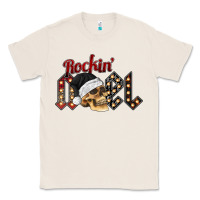 Natural rockin noel skull Classic Tee - CowhideDigitalArt
