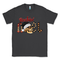 Smoke rockin noel skull Classic Tee - CowhideDigitalArt