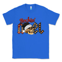 True Royal rockin noel skull Classic Tee - CowhideDigitalArt