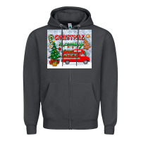Smoke christmas is coming tumbler Zipper Hoodie - BundleAndBundleShop