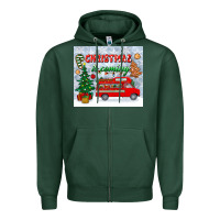 Sports Green christmas is coming tumbler Zipper Hoodie - BundleAndBundleShop