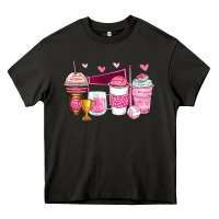 Asphalt volleyball coffee cups Heavy Core Tee - Zillion Design Studio