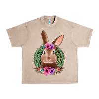 French Oak western leopard and flowers easter bunny Urban Heavy Tee - Jasminsmagicworld