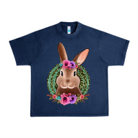 Navy western leopard and flowers easter bunny Urban Heavy Tee - Jasminsmagicworld