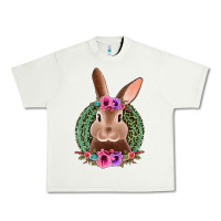 Pistachio western leopard and flowers easter bunny Urban Heavy Tee - Jasminsmagicworld