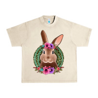 Sandshell western leopard and flowers easter bunny Urban Heavy Tee - Jasminsmagicworld