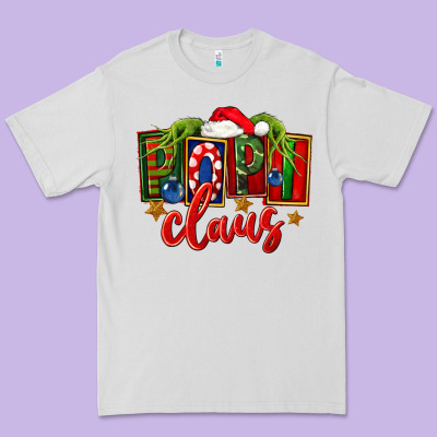 Christmas Popi Claus Premium Tee Designed By Fadigitalartstudio