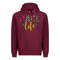 Burgundy race life Premium Hoodie - JahusDesignShop