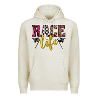 Oatmeal Heather race life Premium Hoodie - JahusDesignShop