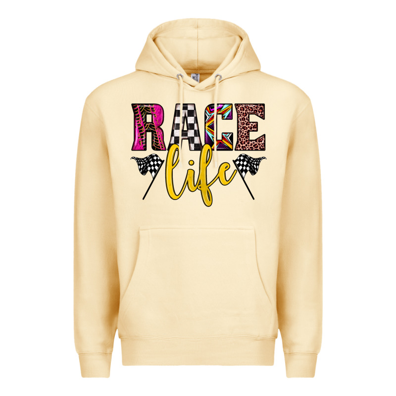 Race Life Premium Hoodie by JahusDesignShop | Teevron