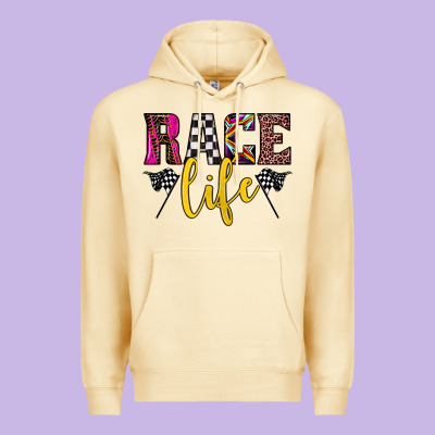 Race Life Premium Hoodie Designed By Jahusdesignshop