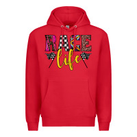 Red race life Premium Hoodie - JahusDesignShop