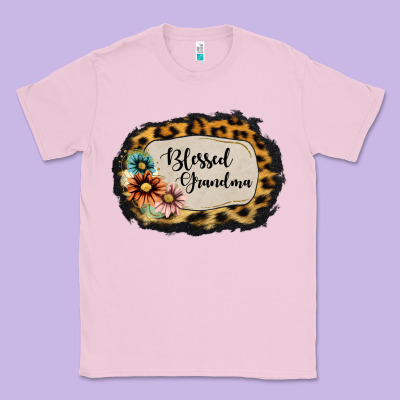 Blessed Grandma Classic Tee Designed By Jasminsmagicworld