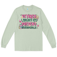 Matcha retired library kid present bookish girlie Long Sleeve Tee - MaliasSmallBusiness