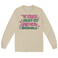 Mushroom retired library kid present bookish girlie Long Sleeve Tee - MaliasSmallBusiness