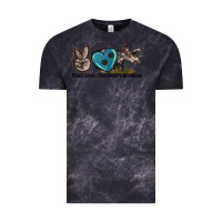 Cloud Black peace love triceratops horridus Vintage Tee - LillyAllenDesigns