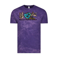 Cloud Purple peace love triceratops horridus Vintage Tee - LillyAllenDesigns