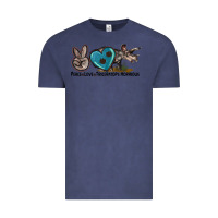 Vintage Denim peace love triceratops horridus Vintage Tee - LillyAllenDesigns