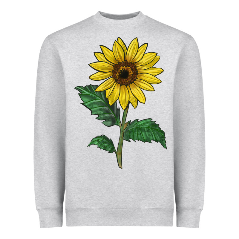 Sunray Yellow Sunflower Heavyweight Sweatshirt by LillyAllenDesigns | Teevron