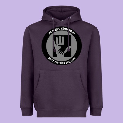 Pop Pop And Grandson Best Friends For Life Heavyweight Hoodie Designed By Bettercallsaul