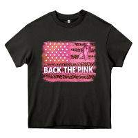Asphalt Back The Pink American Flag Heavy Core Tee - texasbilliewilder