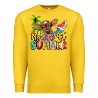 Lemon My first summer baby cow Premium Sweatshirt - NancyCooperArtShop