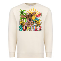 Sandshell My first summer baby cow Premium Sweatshirt - NancyCooperArtShop