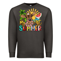 Smoke My first summer baby cow Premium Sweatshirt - NancyCooperArtShop