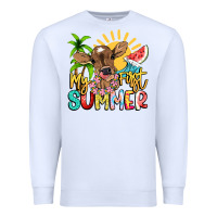 White My first summer baby cow Premium Sweatshirt - NancyCooperArtShop