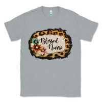 Heather Grey blessed nurse Classic Tee - Jasminsmagicworld