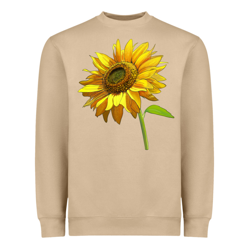 Sunflower Heavyweight Sweatshirt by LillyAllenDesigns | Teevron