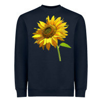 Navy sunflower Heavyweight Sweatshirt - LillyAllenDesigns