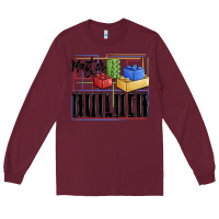 Burgundy master builder Long Sleeve Tee - MaliasSmallBusiness