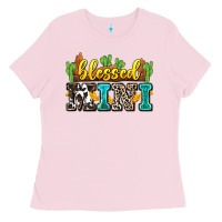 Bubblegum Pink blessed mini Ladies Tee - Zillion Design Studio