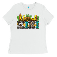 White blessed mini Ladies Tee - Zillion Design Studio
