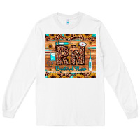 White rn registered nurse Long Sleeve Tee - JahusDesignShop