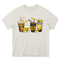 Cream ice hockey coffee cups Heavy Core Tee - Zillion Design Studio