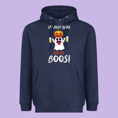 I'm Just Here For The Boos Heavyweight Hoodie Designed By Bettercallsaul